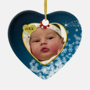Baby's Photo Keepsake Christmas Ornament