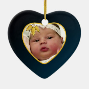 Baby's Photo Keepsake Christmas Ornament