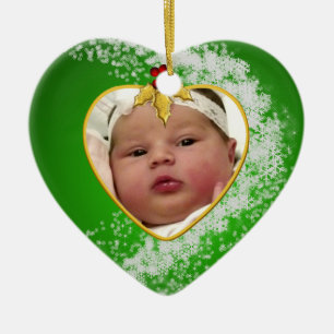Baby's Photo Keepsake Christmas Ornament