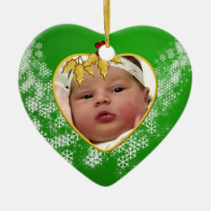 Baby's Photo Keepsake Christmas Ornament