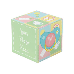 Baby's Quilt Photo Cube