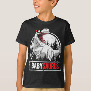 BabySaurus for Kids Toddlers Birthday Party T-Rex T-Shirt