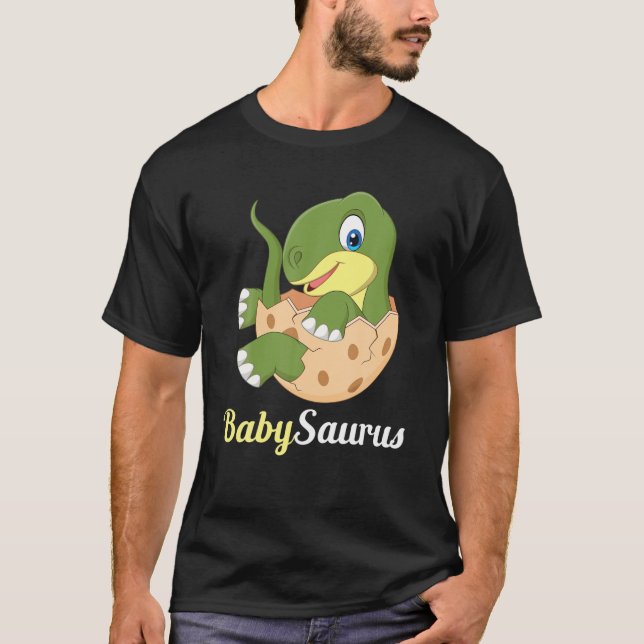 Babysaurus Rex Gift - Baby Saurus Dinosaur T-Shirt (Front)