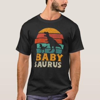 Babysaurus Trex Dinosaur Toddler Baby Saurus Famil T-Shirt