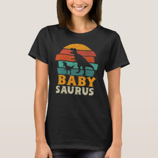 Babysaurus Trex Dinosaur Toddler Baby Saurus Famil T-Shirt