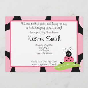 babyshow We are tickled pink, and happy to saya... Invitation