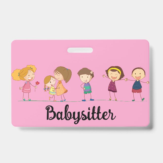Babysitter Badge (Front)