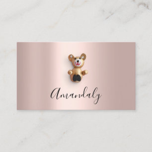 Babysitter Nanny Professional Child Daycare Beer Business Card