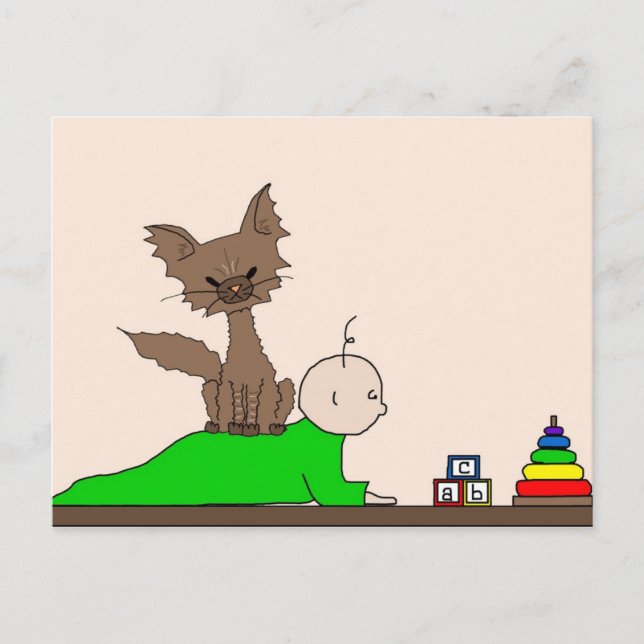 Babysitter - Pepper the Cat (Meet the Mews) Postcard (Front)