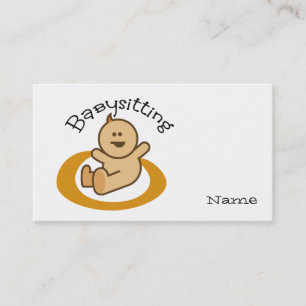 Babysitting Business Card