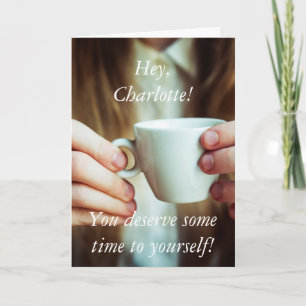 Babysitting Coupon Card for Moms Who Need to Relax