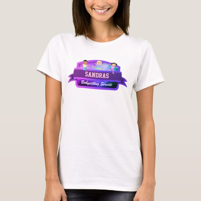 Babysitting Service t-shirts (Front)