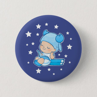 Babytoon Taurus 2 Inch Round Button