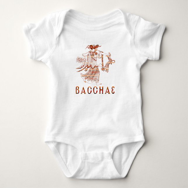 Bacchae Baby Bodysuit (Front)
