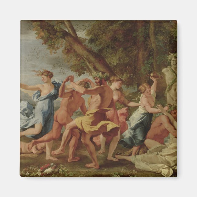 Bacchanal before a Herm, c.1634 Magnet (Front)