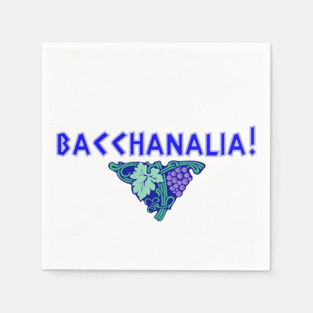 Bacchanalia! Napkin (Front)