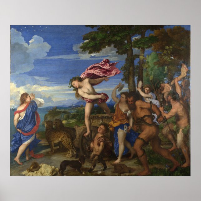 Bacchus and Ariadne by Titian - Poster (Front)