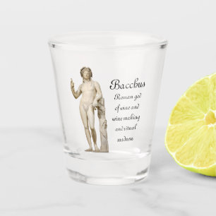 Bacchus and Grapevine Shot Glass