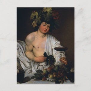 Bacchus by Caravaggio Postcard