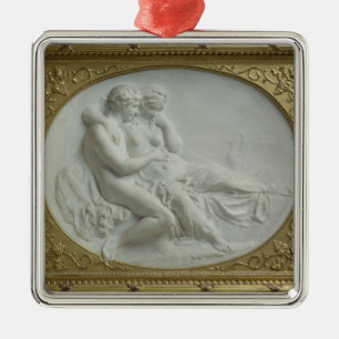 Bacchus comforting Ariadne, 1793 Metal Ornament
