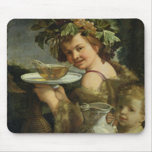 Bacchus (oil on canvas) mouse pad