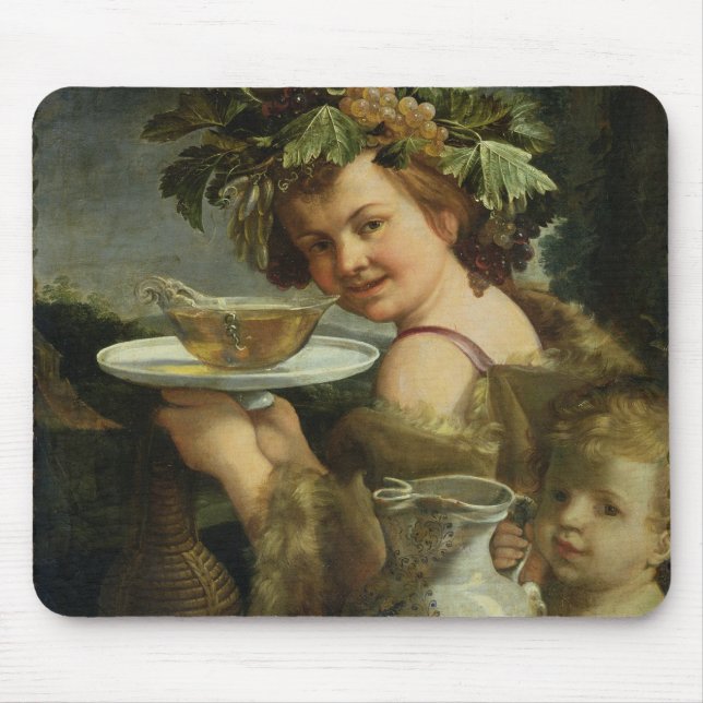 Bacchus (oil on canvas) mouse pad (Front)
