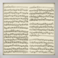 Bach 2nd Cello Suite, Several Manuscript Pages