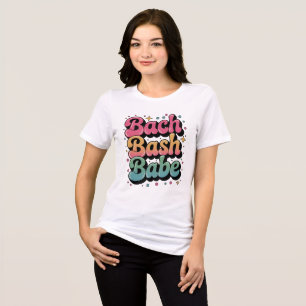 Bach Bash Babe Bachelorette T-Shirt – Fun Retro Tri-Blend Shirt
