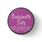 bach button purple