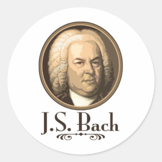 Bach Classic Round Sticker