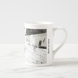 Bach on Harp Bone China Mug