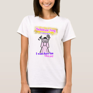 Bach Party - Bride has fun T-Shirt