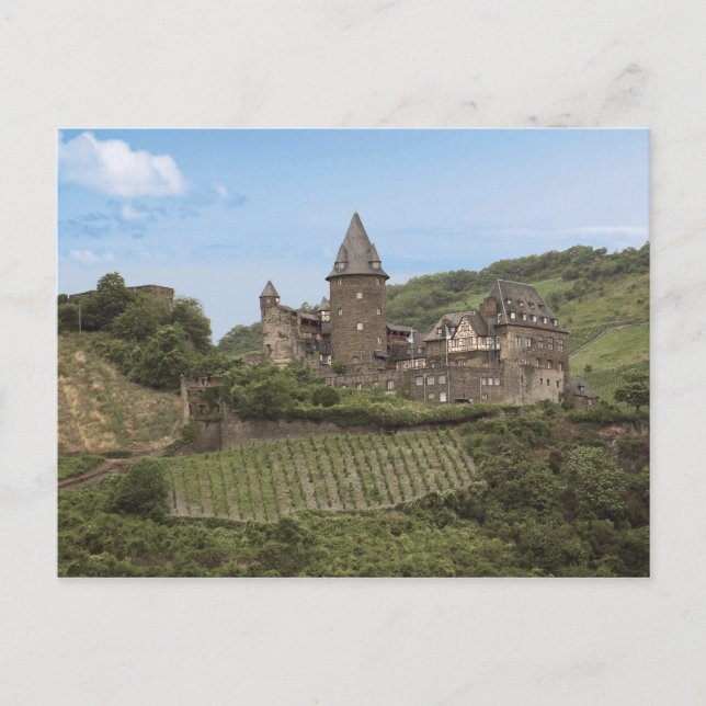 Bacharach, Germany, Stahleck Castle, Schloss Postcard (Front)