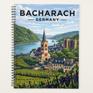 Bacharach Germany Vintage Travel Art  Planner