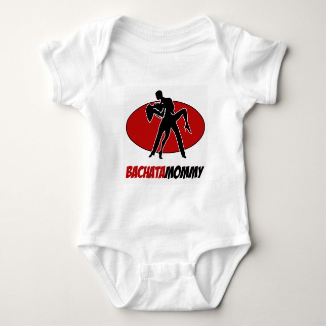 BACHATA DANCE DESIGNS BABY BODYSUIT (Front)