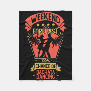 Bachata Dancing Dominican Bachatero Latin Music Ba Fleece Blanket