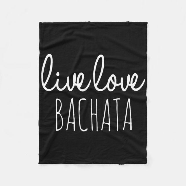 Bachata Dancing  Fleece Blanket (Front)