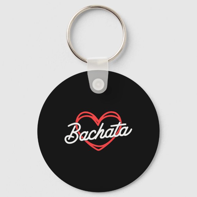 Bachata Dancing Latin Dance Dancer Bachata Dominic Keychain (Front)