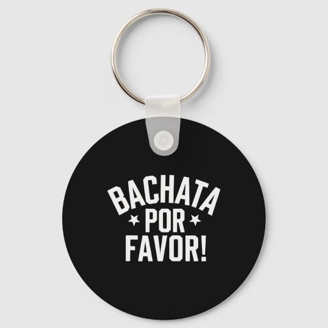 Bachata Dancing Latin Dance Dancer Bachata Dominic Keychain (Front)