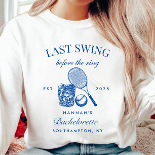 Bache Pink Last Swing Before The Ring Tennis Sweatshirt