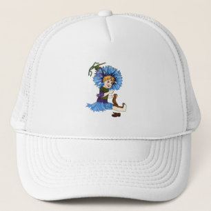Bachelor Button Trucker Hat
