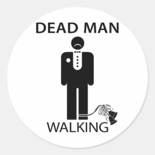 Bachelor : Homme mort Sticker de marche