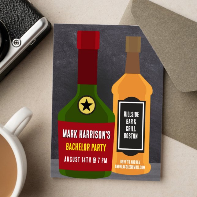 Bachelor Party au Bar Invitation (Créateur téléchargé)