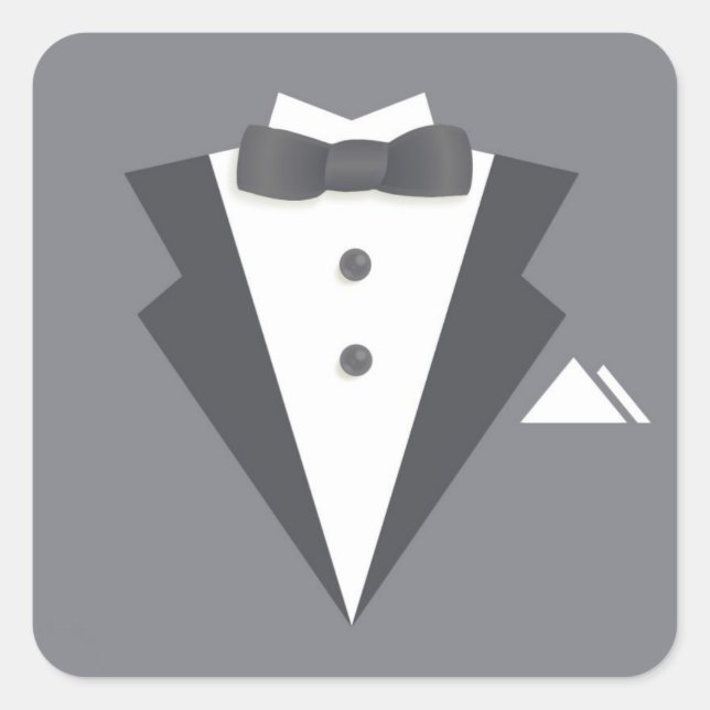 Bachelor Party Black Suit Sticker (Devant)