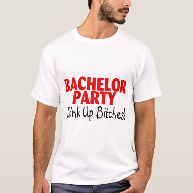 Bachelor Party Boire vers le haut Rouge Noir (Devant)
