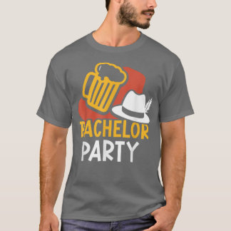 Bachelor Party Bride Groom Team  T-Shirt