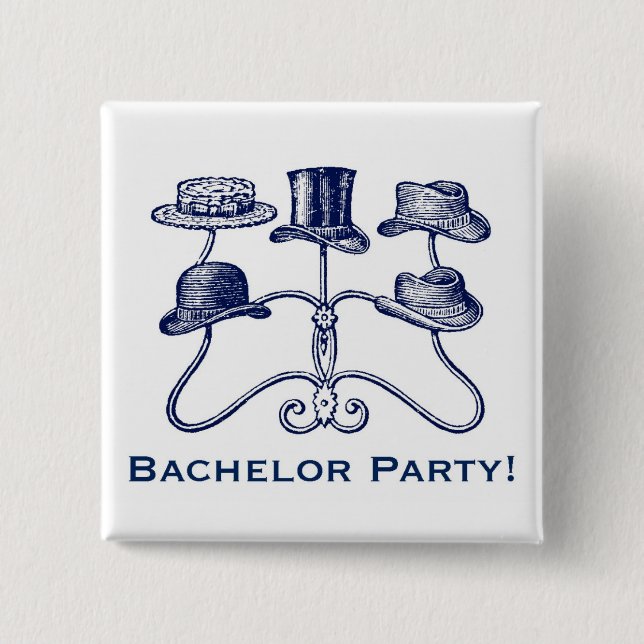 Bachelor Party Button (Front)