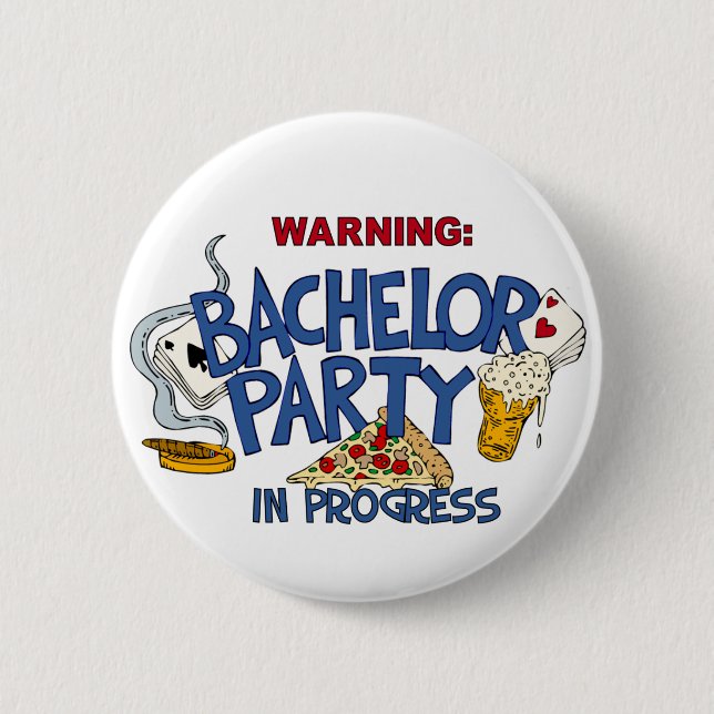 Bachelor Party button (Front)