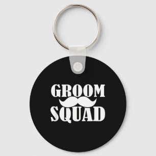 Bachelor Party Crew Groomer Wedding Groom Funny Keychain