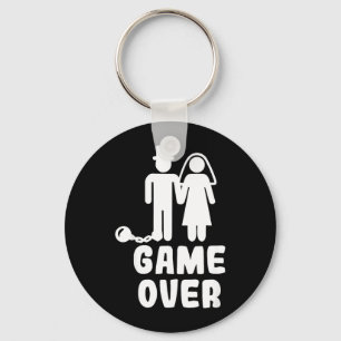 Bachelor Party Crew Groomer Wedding Groom Funny Keychain